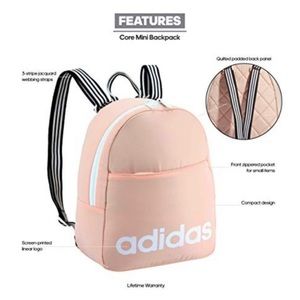 Adidas linear mini backpack. Brand new with tags!!